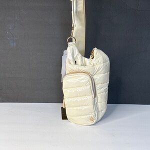 NWT Ivory Lacquer HydroBag® with Solid Ivory Strap